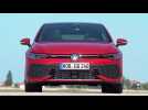The new Volkswagen Golf GTI Design in Kings Red