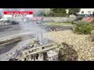 VIDÉO. Colère des agriculteurs : la D347 entre Angers et Saumur bloquée