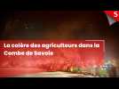 La colère des agriculteurs dans la Combe de Savoie