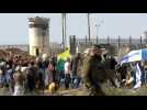 Demonstrators rally to block passage of aid trucks bound for Gaza