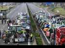 VIDÉO. Premiers blocages de tracteurs aux abords de Paris