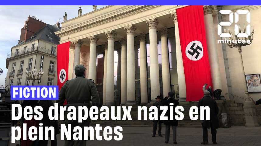 « C’est flippant… » A Nantes, l’utilisation de deux drapeaux nazis pour un tournage « impressionne »
