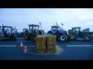 France : un convoi de tracteurs roule vers Rungis
