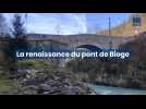 Le renouveau du pont d'Evian à Bioge