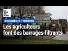 Agriculteurs : barrages filtrants en cours aux portes d'Arras