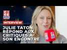 Julie Taton face aux critiques de passage en politique - Ciné-Télé-Revue