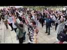 VIDÉO. À Vannes, flashmob et chorégraphies pour soutenir Trisomie 21 Morbihan