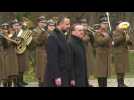 German Defence Minister Pistorius greeted by Polish counterpart Kosiniak-Kamysz