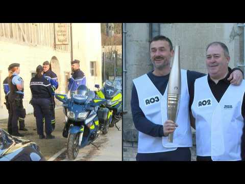 Security measures in place for Olympic torch relay test