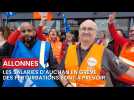 Mobilisation salariés Auchan 22/03/24 à Allonnes