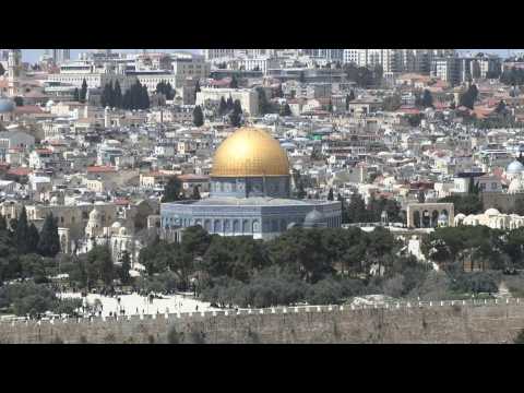 View of Al-Asqa, Dome of the Rock ahead of Friday prayers