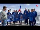 Hautes-Pyrénées : le relais de la paix passe avec sa flamme au Pic du Midi