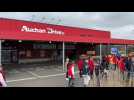 Béthune : une rare mobilisation des salariés d'Auchan pour de meilleurs salaires