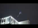 Helicopter arrives at Moscow hospital after deadly theatre shooting