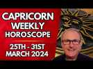 Capricorn Horoscope -  Weekly Astrology - from 25th -  31st March 2024