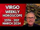 Virgo Horoscope -  Weekly Astrology - from 25th -  31st March 2024