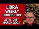 Libra Horoscope -  Weekly Astrology - from 25th -  31st March 2024