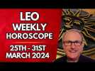 Leo Horoscope -  Weekly Astrology - from 25th -  31st March 2024