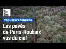 Trouée d'Arenberg : vol au-dessus des pavés mythiques de Paris-Roubaix