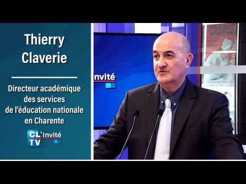 CL'Invité - Thierry Claverie, directeur académique des services de l'éducation nationale en Charente