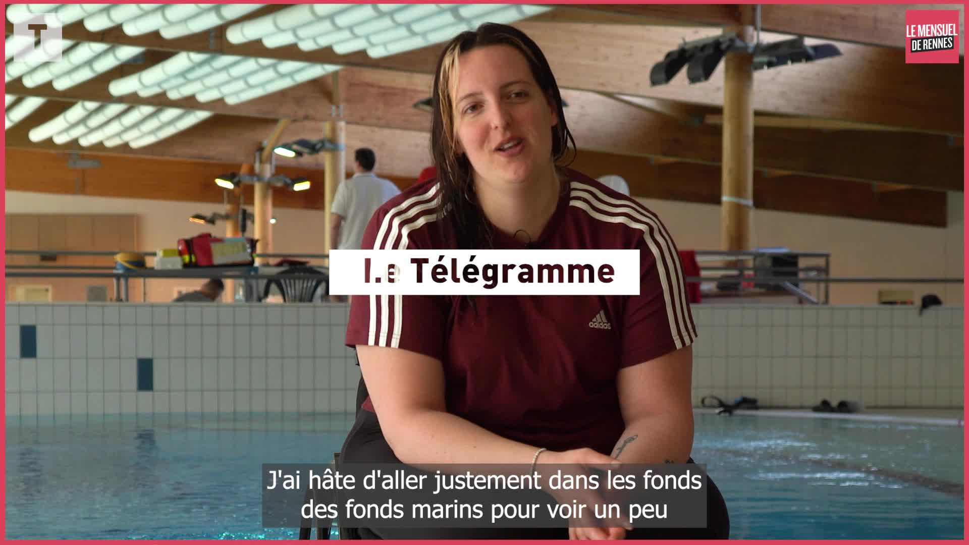 Rennes : Morgane plonge pour surmonter son handicap