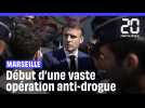 Marseille : Macron annonce «plus de 82 interpellations» au début d'une vaste opération anti-drogue