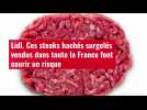 VIDÉO. Lidl. Ces steaks hachés surgelés vendus dans toute la France font courir un risque