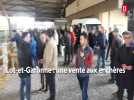 Lot-et-Garonne : vente aux enchères de vaches grasses sous les halles à Agen