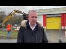 Labeuvrière : Pierre-Emmanuel Gibson présente le chantier de démolition qui précède la construction d'un centre de valorisation énergétique