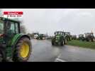 VIDEO. Une trentaine de tracteurs se dirigent depuis Bressuire vers Poitiers, via Parthenay