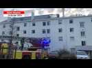VIDÉO. 46 pompiers mobilisés dans l'incendie d'un immeuble à Saint-Nazaire