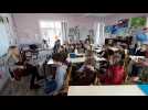 Dunkerque: à l'école Saint-Christophe, les enfants chantent en chorale avec 