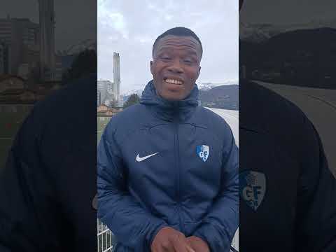 Avant GF38 - Le Puy.  Alassane Diakité (coach Grenoble)