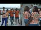 Fans arrive at stadium ahead of Nigeria-Ivory Coast AFCON final