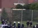 Union-Francfort : des supporters de l'Eintracht Francfort arrêtés à Dilbeek