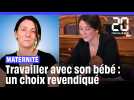 Conseil de Paris : Léa Vasa, élue, revendique de pouvoir siéger avec son bébé