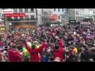 VIDEO. Au carnaval de Granville, la bataille de confettis des festivaliers comme feu d'artifice