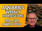 Aquarius Horoscope -  Weekly Astrology from 11th - 17th March 2024