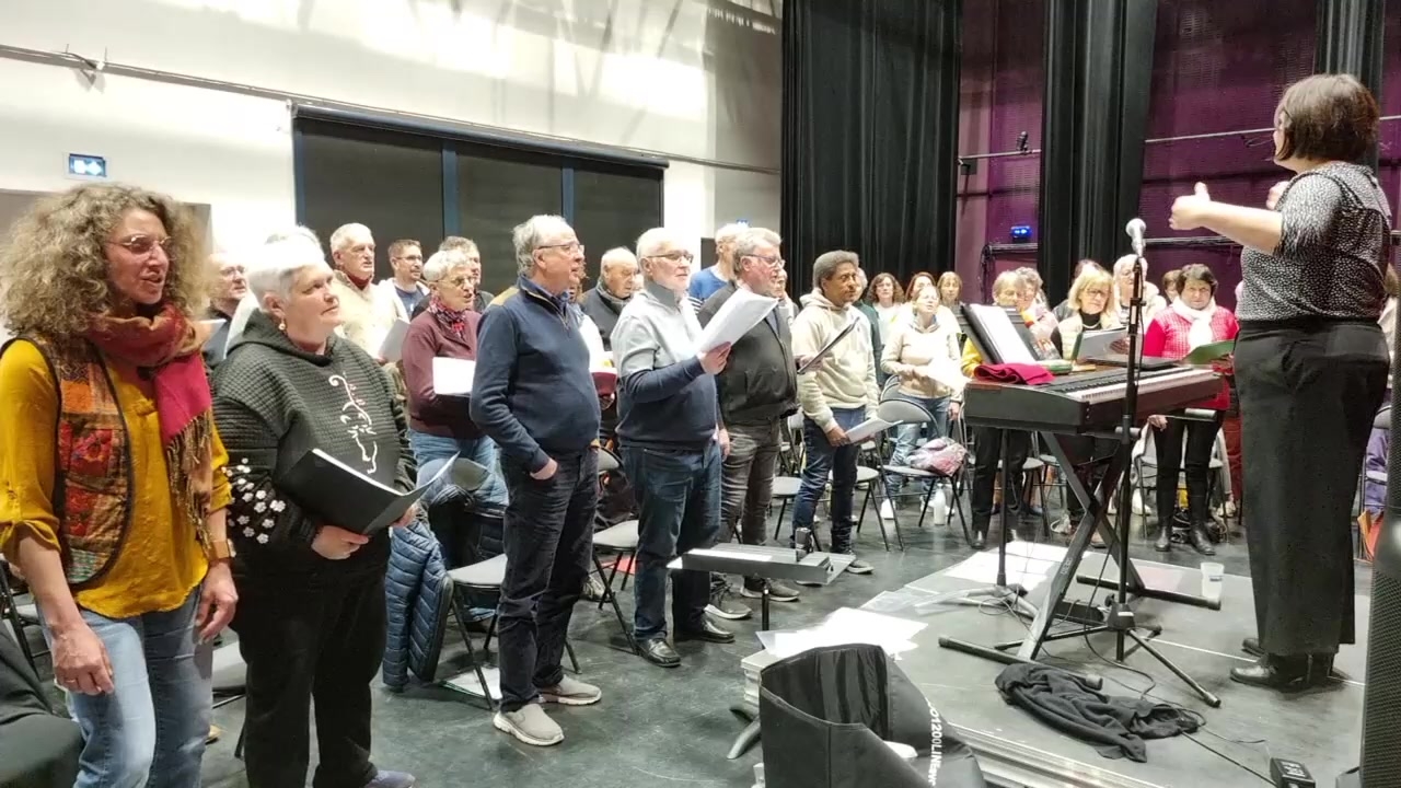 Une chorale inédite réunie pour un concert participatif