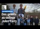 Les géants d'Haubourdin participent à un film au collège Jules-Ferry