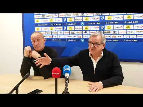 GF38 : Conférence de presse Laurent Peyrelade - Max Marty