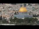 View of Al-Aqsa mosque compound as Muslims prepare for first Friday Ramadan prayers