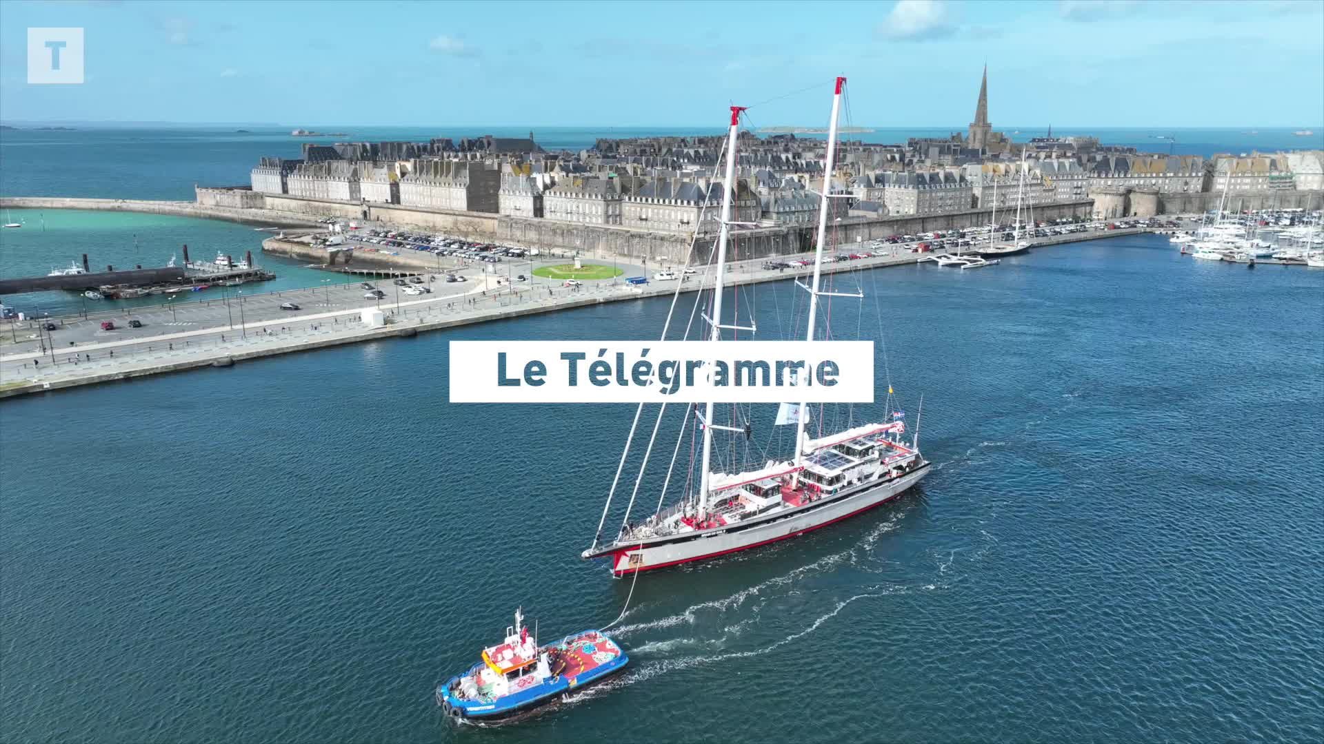 Grain de Sail II a quitté Saint-Malo pour son premier voyage vers New York [Vidéo]