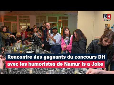 VIDEO : Rencontre entre les humoristes de Namur is a Joke et les gagnants du concours DH