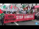 Des manifestations à travers toute l'Europe pour un cessez-le-feu à Gaza