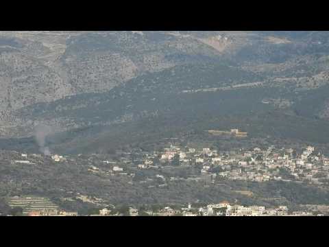 Hezbollah fires rockets as Israel strikes Lebanon