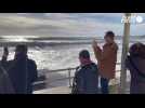 VIDEO. Les grandes marées attirent la foule à Saint-Gilles-Croix-de-Vie