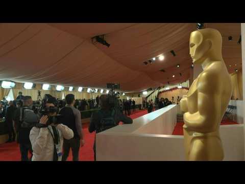 Final preparations underway on Oscars red carpet