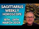 Sagittarius Horoscope  - Weekly Astrology from 18th  - 24th March 2024