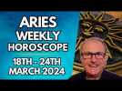 Aries Horoscope  - Weekly Astrology from 18th  - 24th March 2024